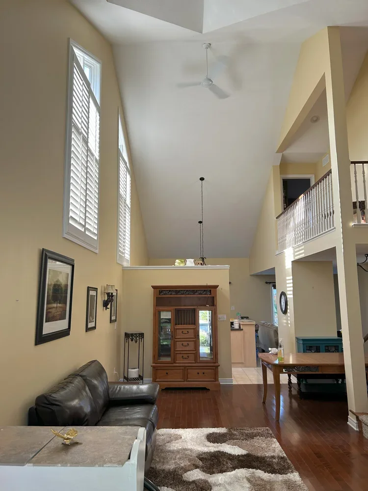 Freshly painted house interior